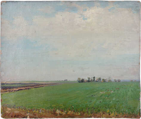 Алексеев Борис Владимирович. Озимь. Эскиз